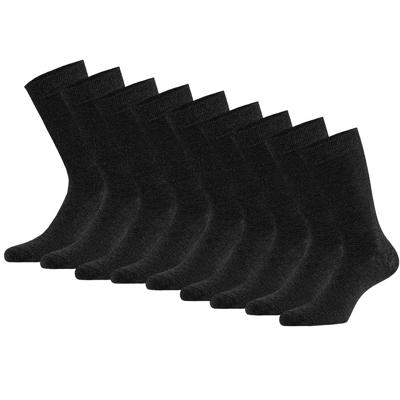 Apollo Sokken Basic Bamboo Antraciet Melange 9-pack-39/42