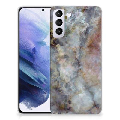 Samsung Galaxy S21 Plus | TPU | Siliconen hoesje | Marmer Grijs