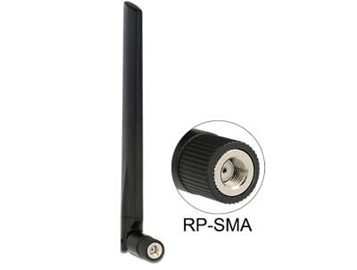 Delock 88898 antenne WLAN 802.11 ac/a/h/b/g/n RP-SMA Antenna 3 ~ 5 dBi