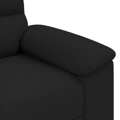 2-zitsbank 160x81x84 cm stof zwart