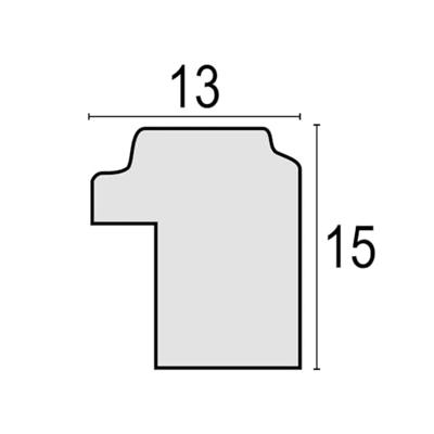 Zep fotolijst wd464w bensen white 10x15 cm