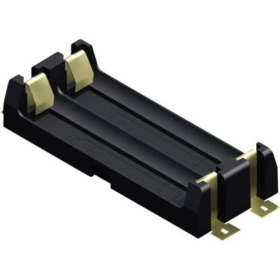 Keystone Electronics 1012 Batterijhouder Aantal cellen: 2 AA (penlite) Oppervlakte montage SMD (l x b x h) 69 x 30 x 15 mm