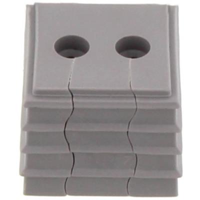 Weidmüller CABTITE SE 2/4-5 SML GY Dicht-inzetstuk Klem-Ø (max.): 5 mm TPE (geurloos rubbermengsel) Lichtgrijs 10 stuk(s)