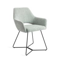 Jesper Home Yanai eetkamerstoel Soft Sage beehive black - thumbnail
