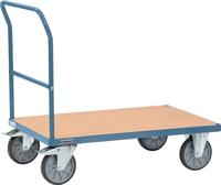 Promat/Tecwerk Platformwagen | laadvlakken L1000xB700 mm stalen buis | duifblauw, RAL 5014 drgverm. 600 kg - 9000444140 - thumbnail