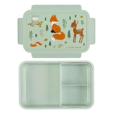 Lunchbox voor kinderen AMIS DE LA FORÊT A Little Lovely Company mintgroen