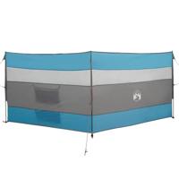 Windscherm camping waterdicht 340x130 cm blauw - thumbnail