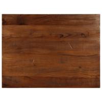 Tafelblad rechthoekig 80x70x2,5 cm massief gerecycled hout - thumbnail