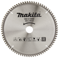 Makita Accessoires Cirkelzaagblad Aluminium | Standaard | 235x30x2,4 80T 5g - D-72992 - D-72992 - thumbnail