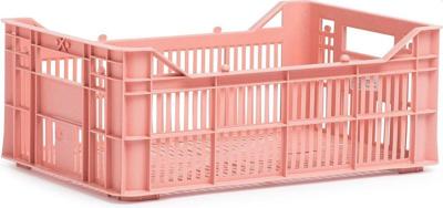 UrbanProof Urban proof fietskrat helsinki kunststof 7l warm roze 30x20x11 cm UrbanProof Urban proof fietskrat helsinki kunststof 7l warm roze 30x20x11 cm