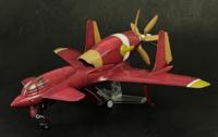 Royal Space Force: The Wings of Honnêamis Plastic Model Kit 1/72 Honneamise Oukoku Air Force Fighter Schira-DOW 3rd (Single Seat Type) 21 cm - thumbnail