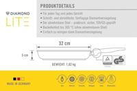 Koekenpan, 32cm - Woll | Diamond Lite - thumbnail