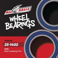 ALL BALLS Racing wiellagerset wheel bearing sets 25-140 complete with simmerrings - thumbnail