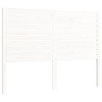 Bedframe zonder matras massief grenenhout wit 160x200 cm - thumbnail