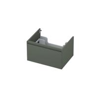 INK - Onderkast 1 Lade Greeploos Gelakt 45gr - 600x450x350 Mm - Mat Beton Groen - thumbnail