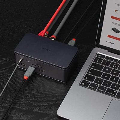 LINDY DST-Pro USB4 USB-C dockingstation Geschikt voor merk (dockingstation): Universeel Geïntegreerde kaartlezer, USB-C Power Delivery
