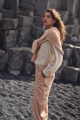 Nukus Milanova Blouse Pearl Nkf02012 Blouse 17 Off White