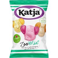 Katja Zoo Mix snoep, mix van 3 zachte fruitgums met echt fruitsap, zak van 255 g - thumbnail