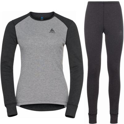Odlo Active Warm Eco Thermoset Dames Dark Grey Melange - Grey Melange L