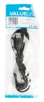 Valueline VLCP60806B20 Camera Data Kabel Usb 2.0 A Male - 12p Canon Connector Male 2,00 M Zwart - thumbnail