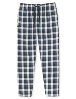Schiesser pyjamabroek blauwe ruit