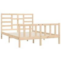 Bedframe zonder matras massief grenenhout 140x200 cm - thumbnail