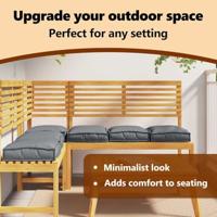 VidaXL Kussen 6 pcs antraciet 40 x 40 x 8 cm oxford stof - thumbnail