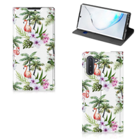 Samsung Galaxy Note 10 | Hoesje maken | Flamingo Palms - thumbnail