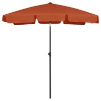 VidaXL Strandparasol 180x120 cm terracottakleurig - thumbnail