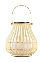 Tafellamp op zonne energie Hout Leo buiten - thumbnail