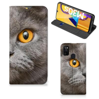Hoesje maken Samsung Galaxy M30s | M21 Britse Korthaar Hoesje maken Samsung Galaxy M30s | M21 Britse Korthaar
