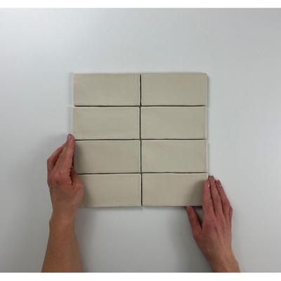 Wandtegel Atlas Vision Mate 7.5x15 cm Mat Creme J-Stone