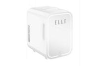 Mini-koelkast met LED-make-upspiegel ELLE 8L wit - thumbnail