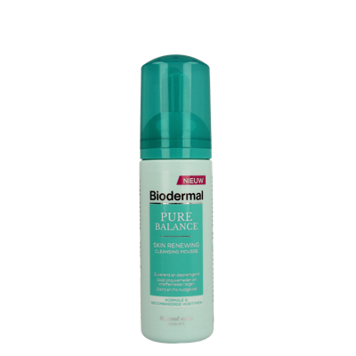 Biodermal Pure balance renewing cleansing mousse 150 Milliliter Biodermal Pure balance renewing cleansing mousse 150 Milliliter