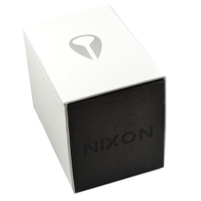 Nixon A158000-00 Zwart Zilverkleurig Heren horloge - thumbnail