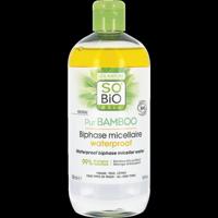 So Bio Etic Bamboo waterproof micellar water 500 Milliliter - thumbnail