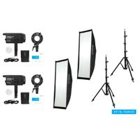 Nanlite FS 60B LED dual kit (w/ light stand and softbox) - thumbnail