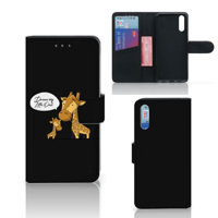 Huawei P20 Leuk Hoesje Giraffe - thumbnail