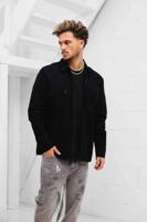 Cruyff Cotton Ripstop Overshirt Jas Heren Zwart - Maat XXL - Kleur: Zwart | Soccerfanshop - thumbnail