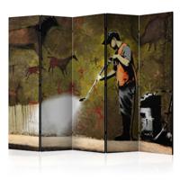 Vouwscherm / Kamerscherm - Banksy - Cave Painting II - thumbnail