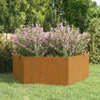 VidaXL Plantenbak roestig 138x120x45 cm cortenstaal - thumbnail
