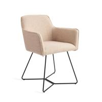 Jesper Home Eetkamerstoel 'Hofu' Beehive Black, kleur Wild Walnut - thumbnail