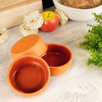 Tapasschalen terracotta 3 stuks - thumbnail