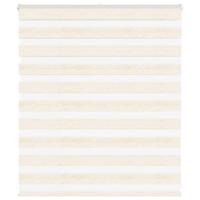 VidaXL Zebra rolgordijn 125x100 cm stofbreedte 120,9 cm marmerbeige - thumbnail