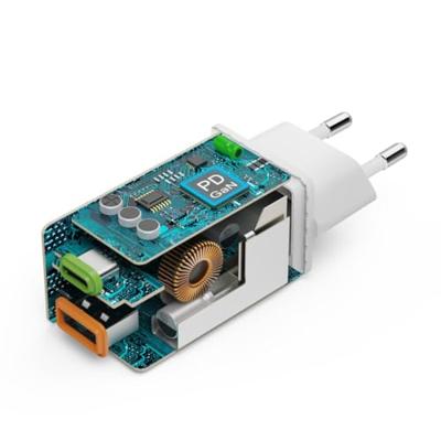 Hama Snellader 1x USB-C PD 1x USB-A QC 45W Wit