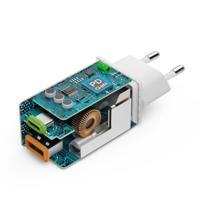 Hama Snellader 1x USB-C PD 1x USB-A QC 45W Wit - thumbnail
