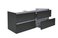 Wiesbaden Vision onderkast dubbel+ 4 laden 120x46 hoogglans grijs - thumbnail