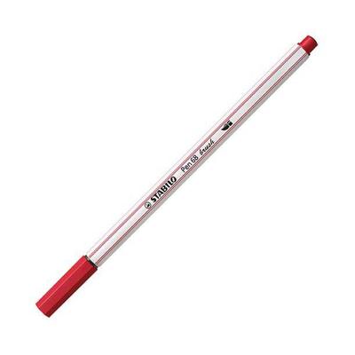 Stabilo pen 68 brush 50 - donkerrood