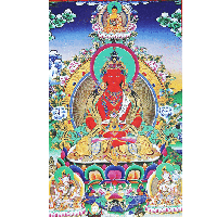 Thangka Reproductie - Amythayus - lang leven - thumbnail