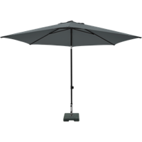 Madison Parasol mykanos push-up 250cm grijs - thumbnail